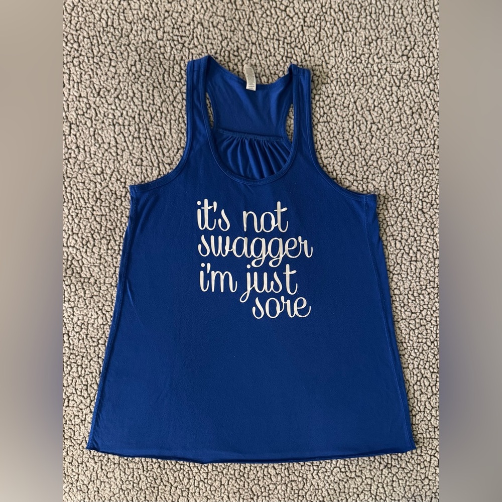 CVG Constantly Varied Gear Flowy Racerback Tank Top Swagger Size Medium VGUC